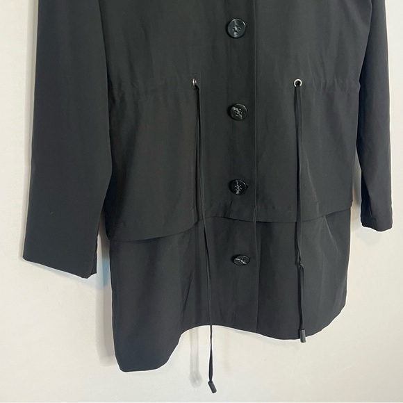 Soft Surroundings Black GO LIVELY Lightweight Snap Off Hem Utility Jacket. Sz XS - Picture 7 of 14